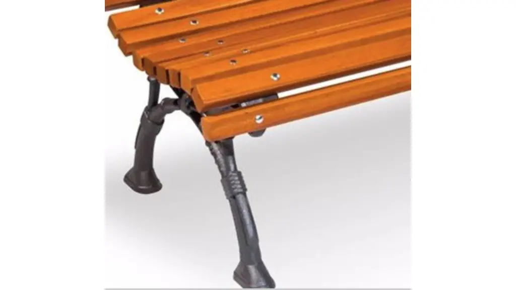 banc d'extérieur montmartre en acier et fonte, photo 3