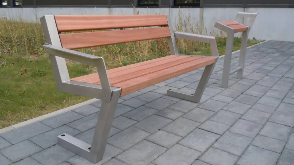 Banc d'extérieur Nova en bois, photo 3