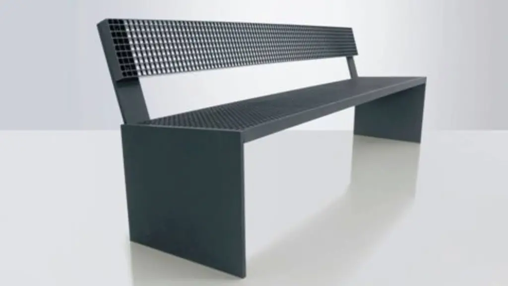 Banc d'extérieur Staal en acier