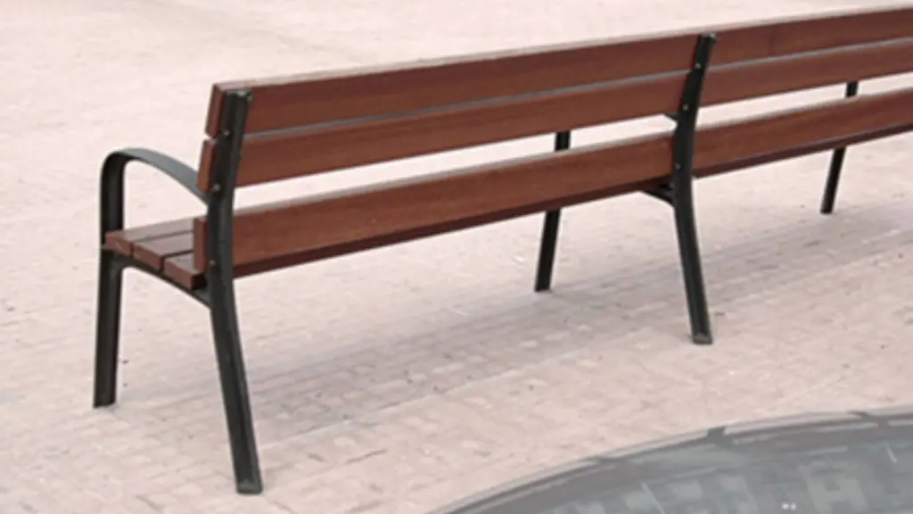 Banc d'extérieur normannia en aluminium, photo 2