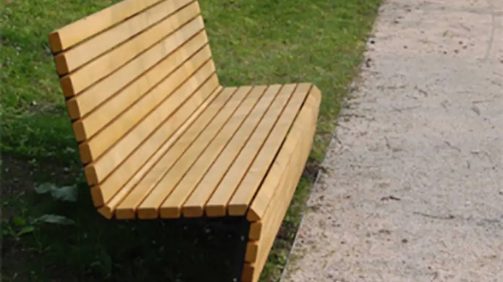 Banc d'extérieur escala en bois, photo 2