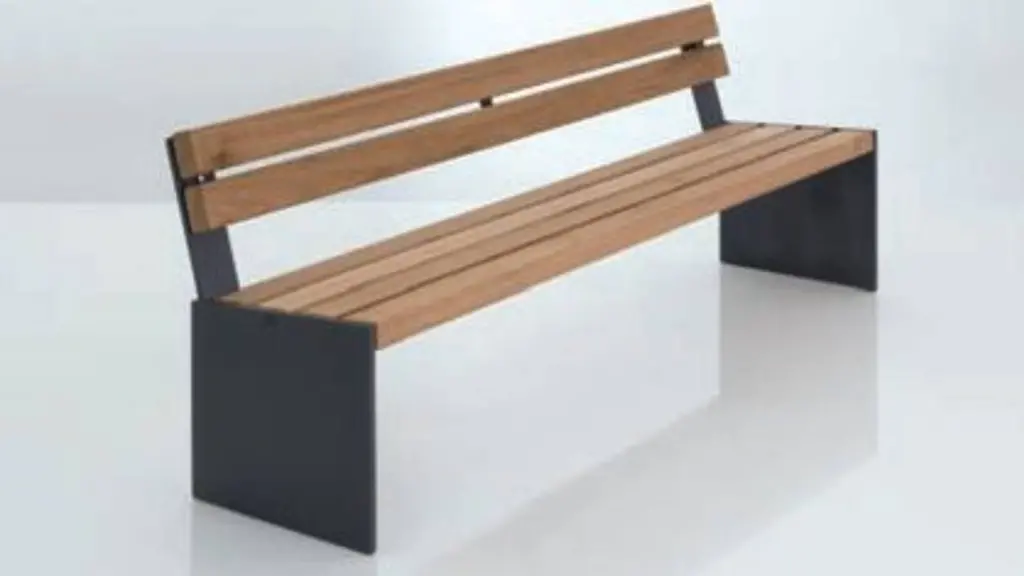 Banc d'extérieur bingo droit en bois