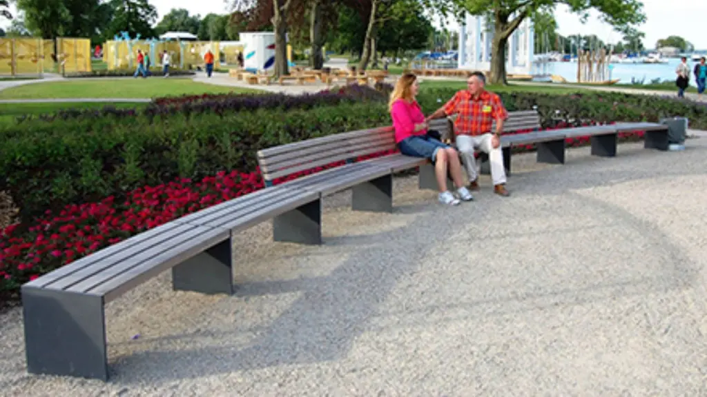 Banc d'extérieur BINGO en bois, photo 4