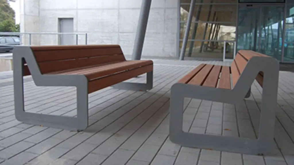 Banc d'extérieur Limitless en bois, photo 4