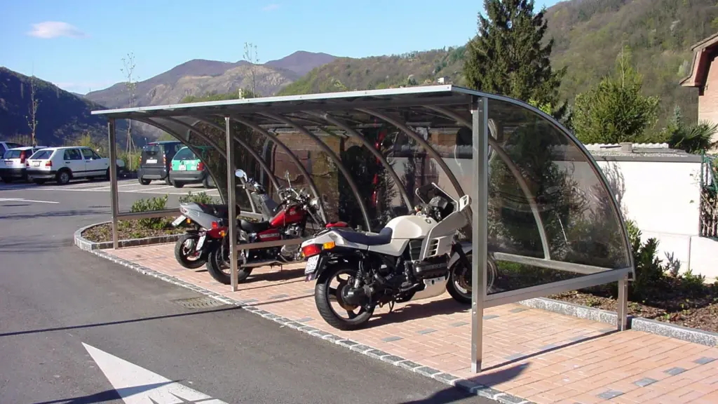 Abri-vélos-motos TYPE 2 en acier, photo 2
