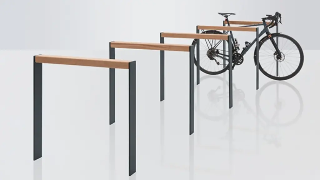 Appuis vélos BING en acier et bois