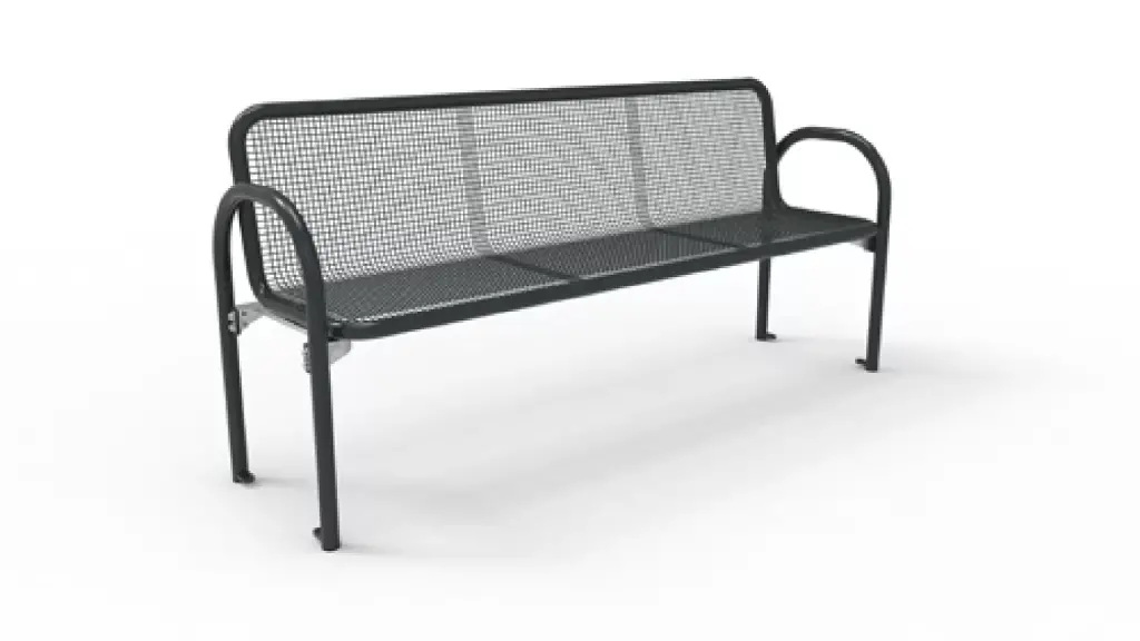 Banc d'extérieur SIEST en acier inoxydable et acier, photo 3