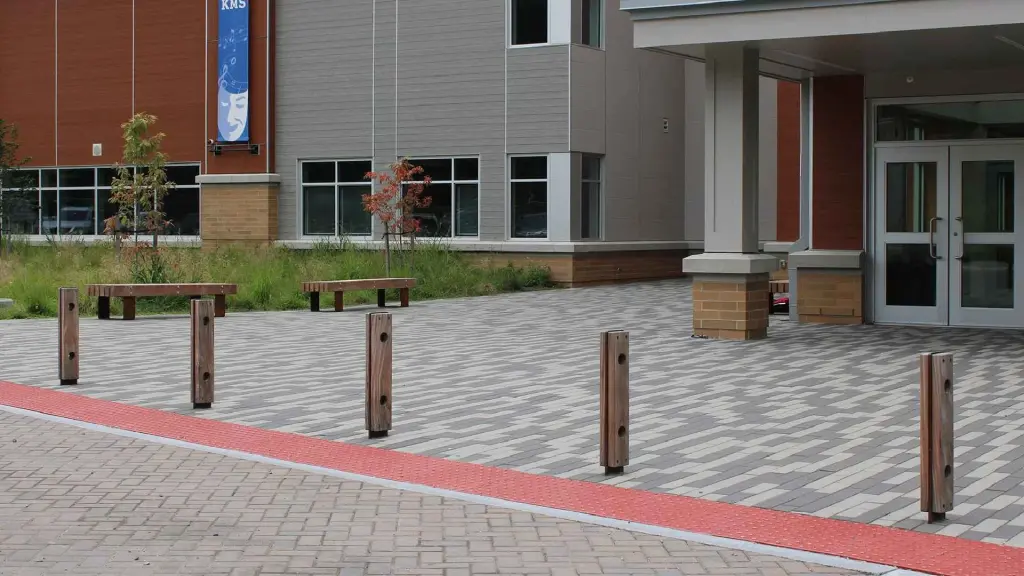Bornes XXL, appui vélo en acier et bois, photo 2