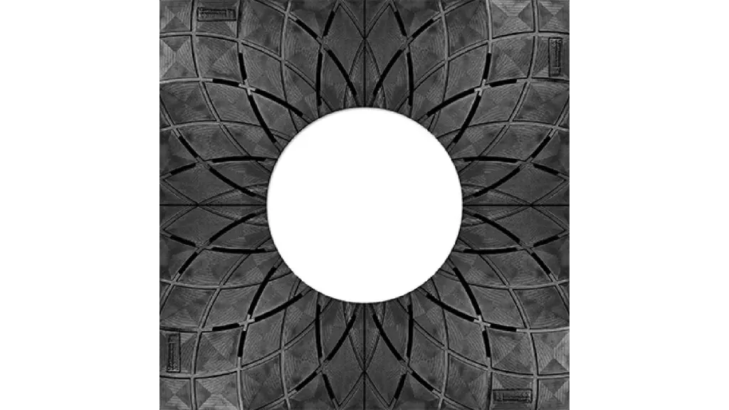 Grille d'arbre AMELI en acier et fonte, photo 2