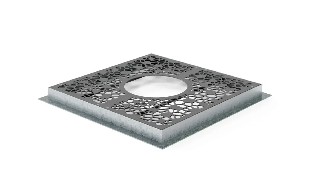 Grille d'arbre OSSO en acier