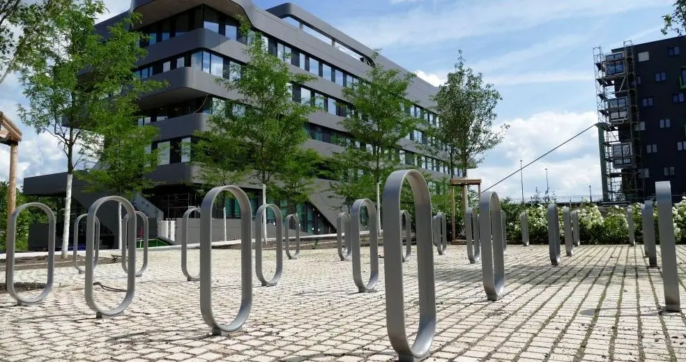 Appuis vélos OVALIUM en aluminium, photo 4