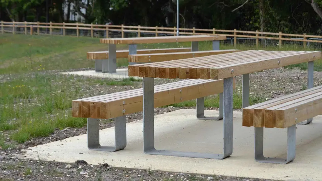 Ensemble de pique-nique XXL en acier et bois, photo 2