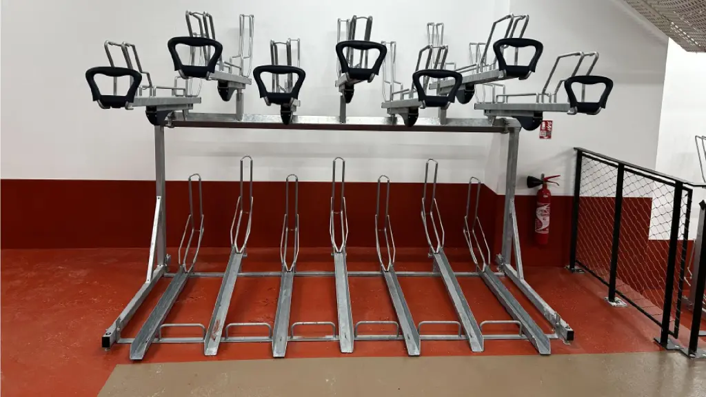 Racks vélos superposés VELOPORT-PREMIUM-26 en acier, photo 4